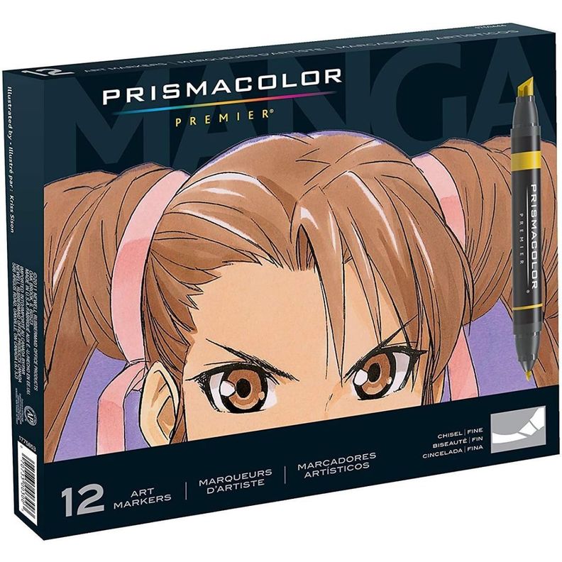 Marcadores Prismacolor Premier 12 Set Manga-0