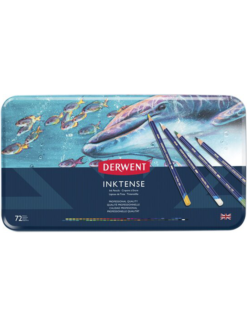 Lápices De Tinta Inktense Derwent Set 72 Colores-1