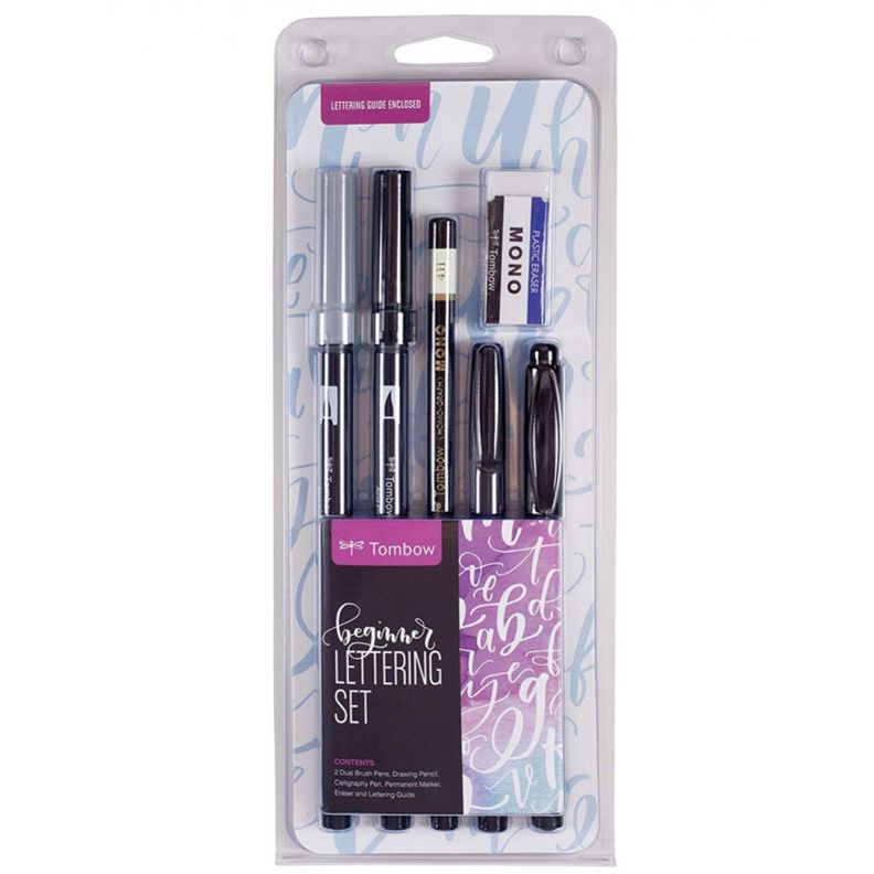 Set Tombow Lettering para Principiantes 6 piezas-0