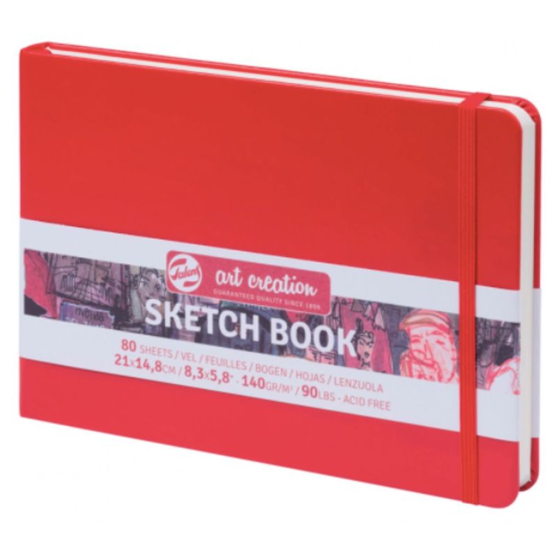 Libreta Art Creation Roja 21x14,8cm 140gr 80hjas.-0