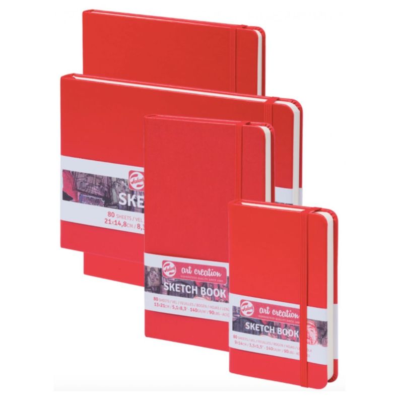 Libreta Art Creation Roja 21x14,8cm 140gr 80hjas.-2