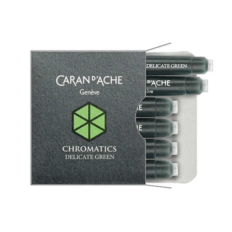 Cartucho de Tinta Caran d Ache Delicate Green 6 Unidades-0