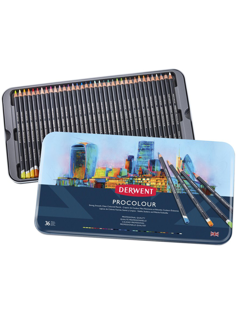 Lápices de Colores Procolour Derwent Set 36-0