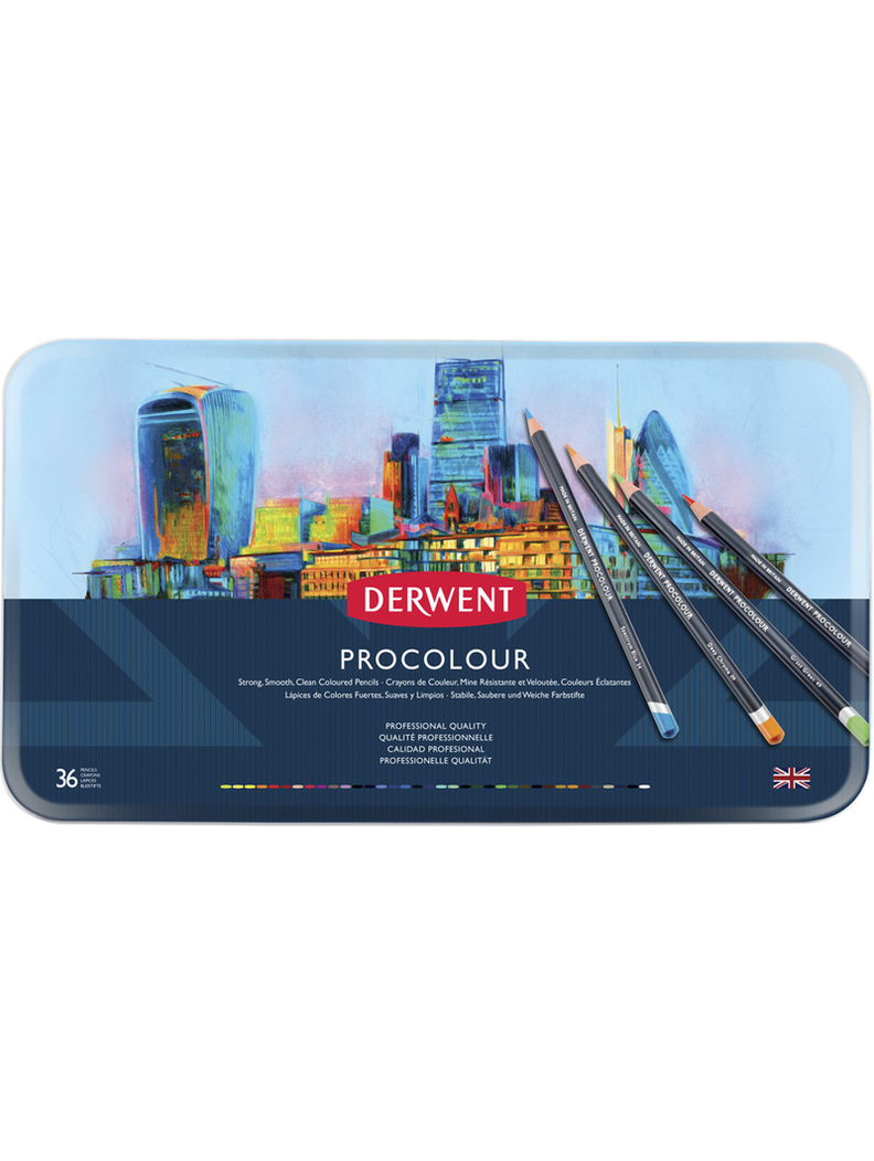 Lápices de Colores Procolour Derwent Set 36-1