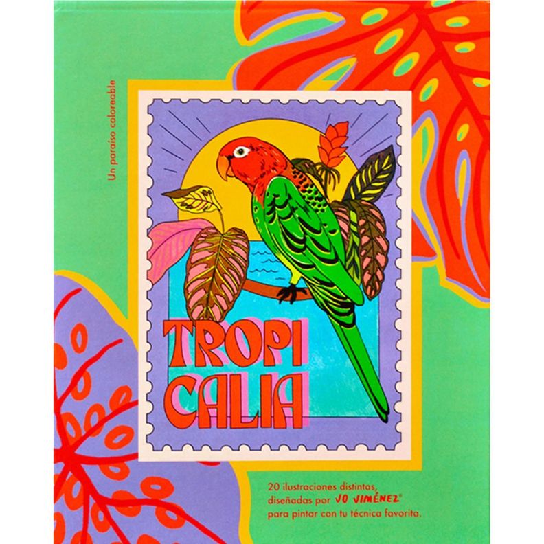 Libro para Colorear Tropicalia Jo Jiménez-0
