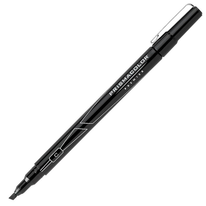 Tiralíneas y Marcador Prismacolor Premier Set 4 Negros-4