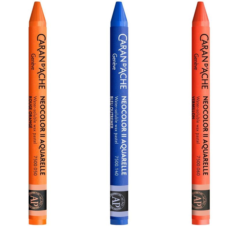 Pasteles De Cera Neocolor II Caran d Ache Set 40 Colores-5