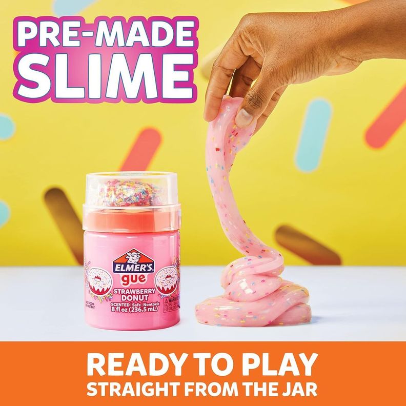 Slime Elmers Gue Night Strawberry Donut 236ml-4