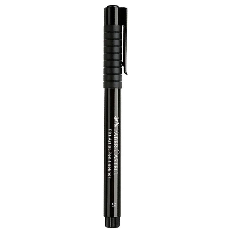 Set 4 Tiralíneas Manga Negros Pitt Artist Pen Faber Castell-2