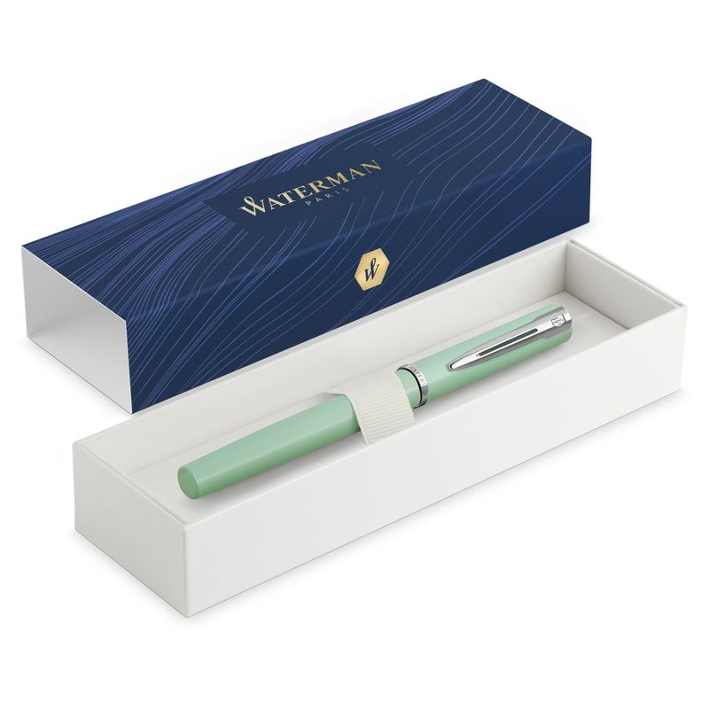 Pluma Fuente Waterman Allure Verde Pastel-1