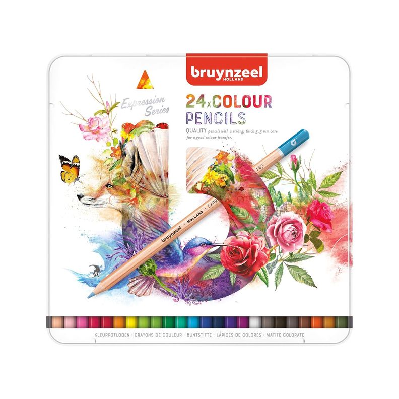 Lápices De Colores Bruynzeel Expression set 24-0
