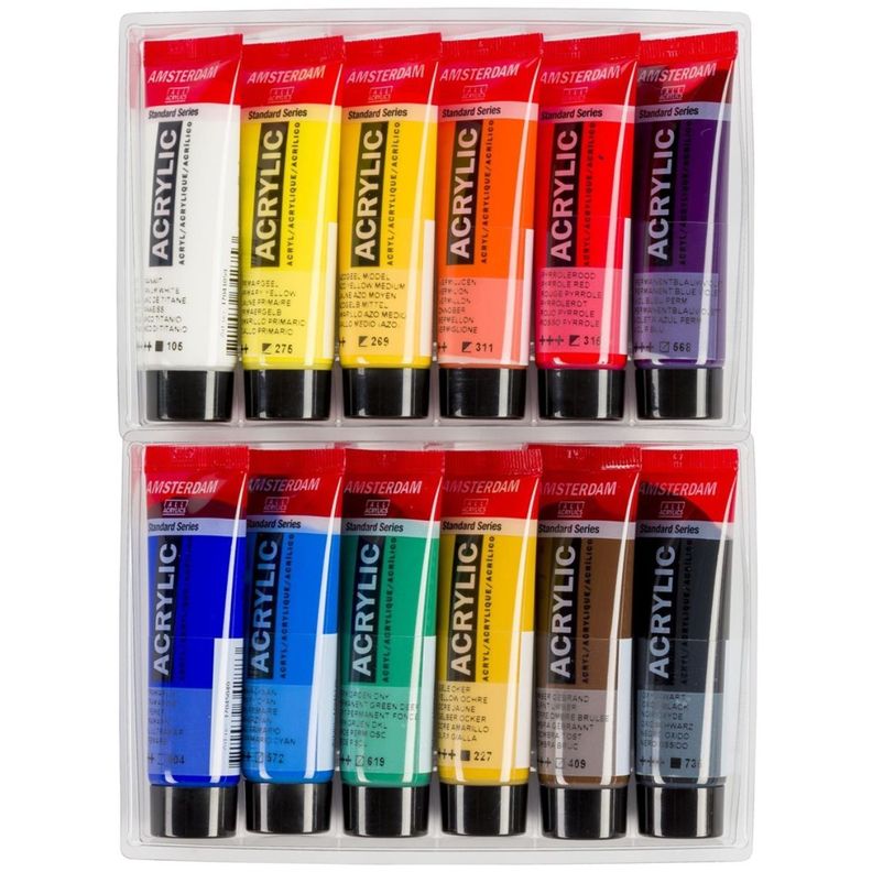 Acrílicos Amsterdam Series Estandar Pack 12x20ml-3