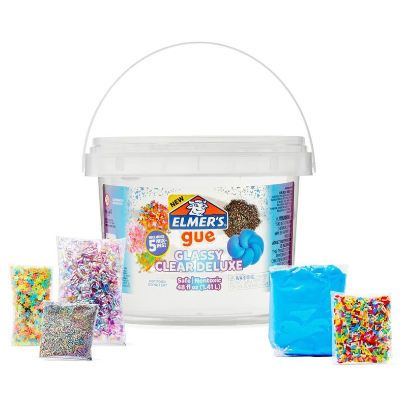 Balde de Slime Transparente con 5 Complementos para Combinar-0