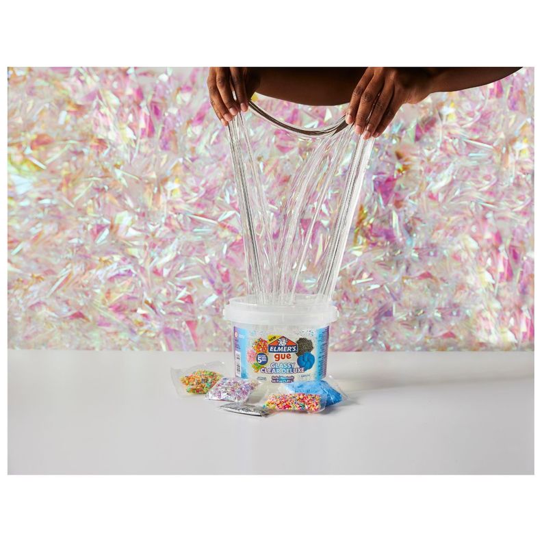 Balde de Slime Transparente con 5 Complementos para Combinar-4