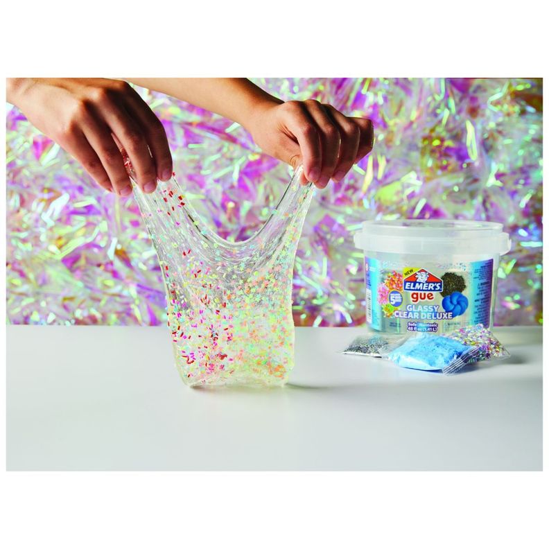 Balde de Slime Transparente con 5 Complementos para Combinar-5