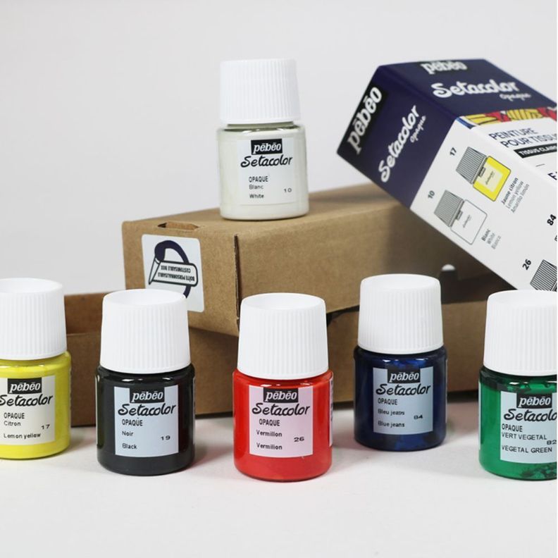 Pintura para Tela Pebeo Setacolor Opaque Set 6 x 20ml-2