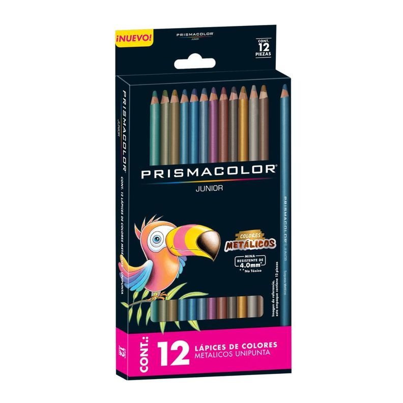 Lápices de Colores Prismacolor Junior Set 12 Metálicos-0