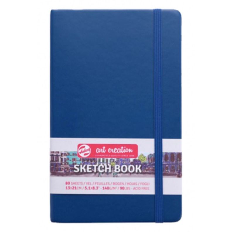 Libreta Art Creation Azul Marino 13x21cm 140gr 80hjas.-0