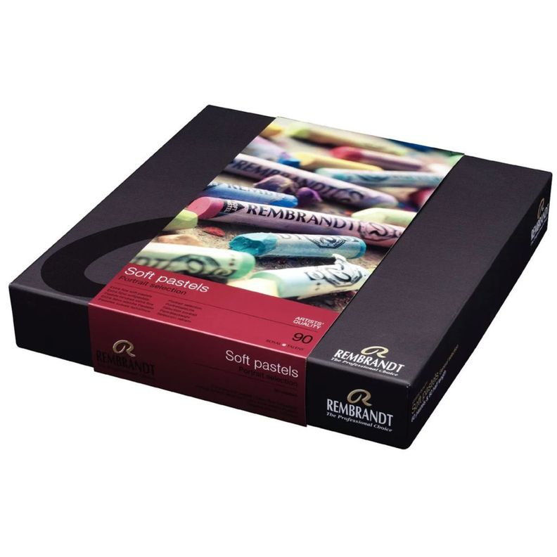 Pastel Seco Rembrandt Set 90 Colores Retrato-4