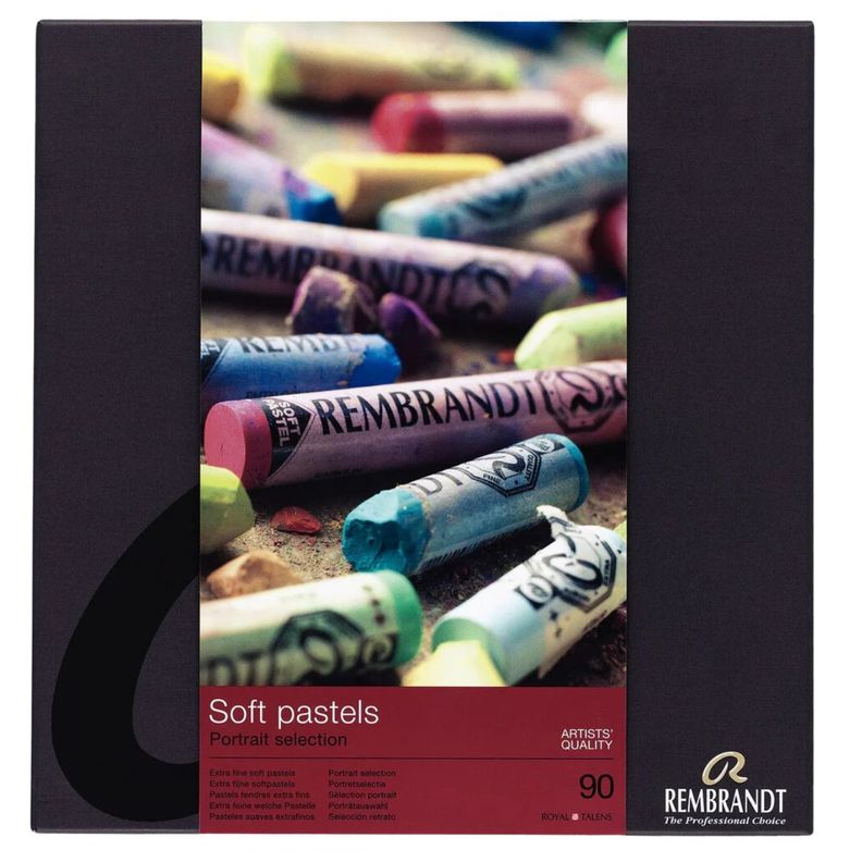 Pastel Seco Rembrandt Set 90 Colores Retrato-0