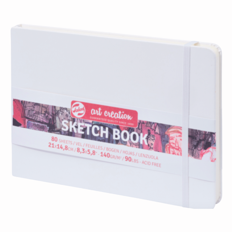 Libreta Art Creation Blanca 21x14,81cm 140gr 80hjas.-0