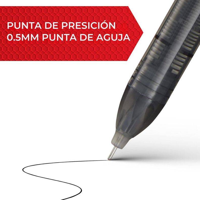 Roller Sharpie Punta Ultrafina Rojo x12-3