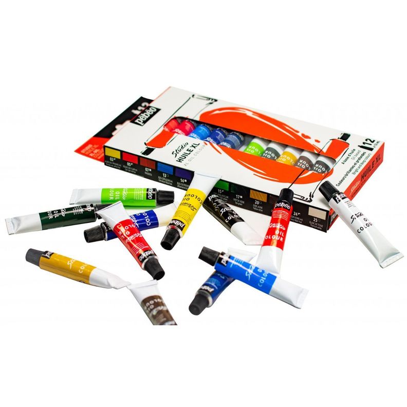 Set 12 Pinturas de Óleo 12ml Pebeo-3