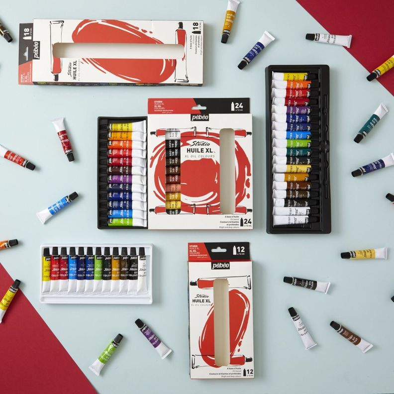 Set 12 Pinturas de Óleo 12ml Pebeo-5