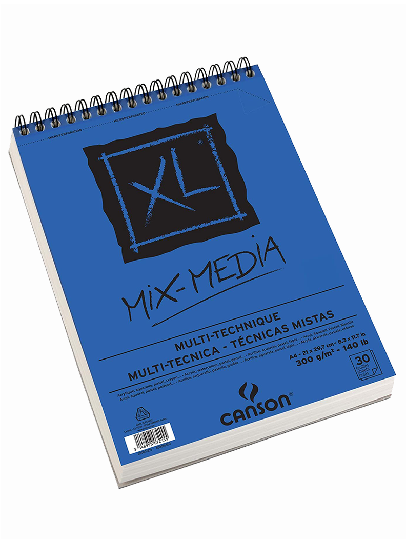 Croquera Técnica Mixta Canson XL 300gr A4-1