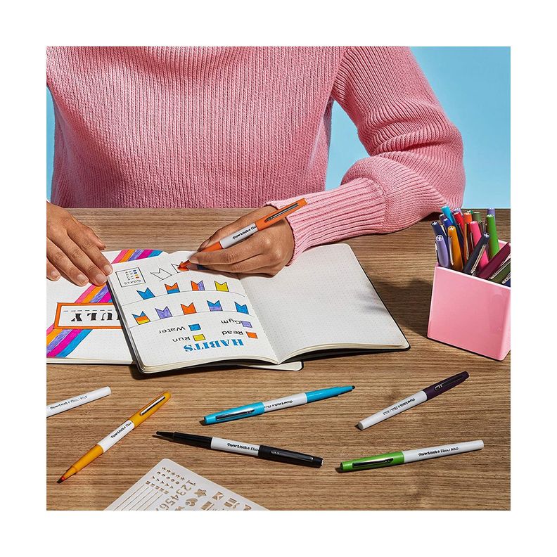 Marcadores Paper Mate Flair Punta Gruesa 16 Colores-2