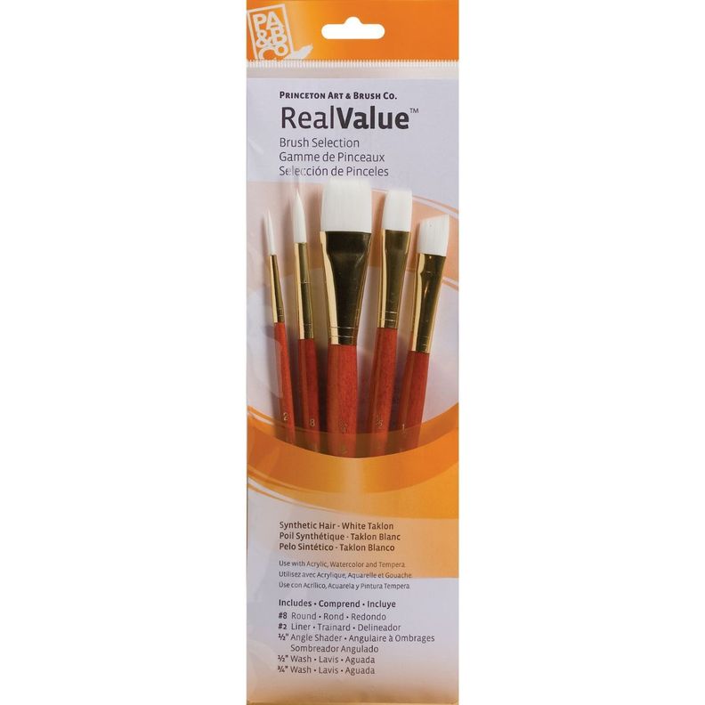 Pinceles Princeton Mango Corto Pelo Sintético Set 5 (2)-0