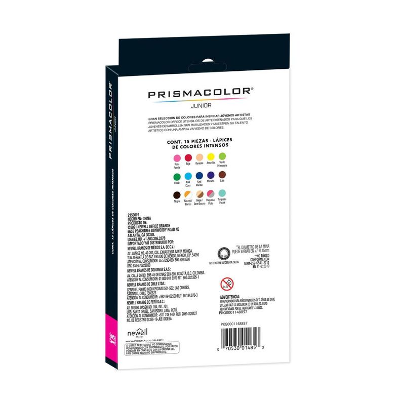 Lápices de Colores Prismacolor Junior Set 15-1