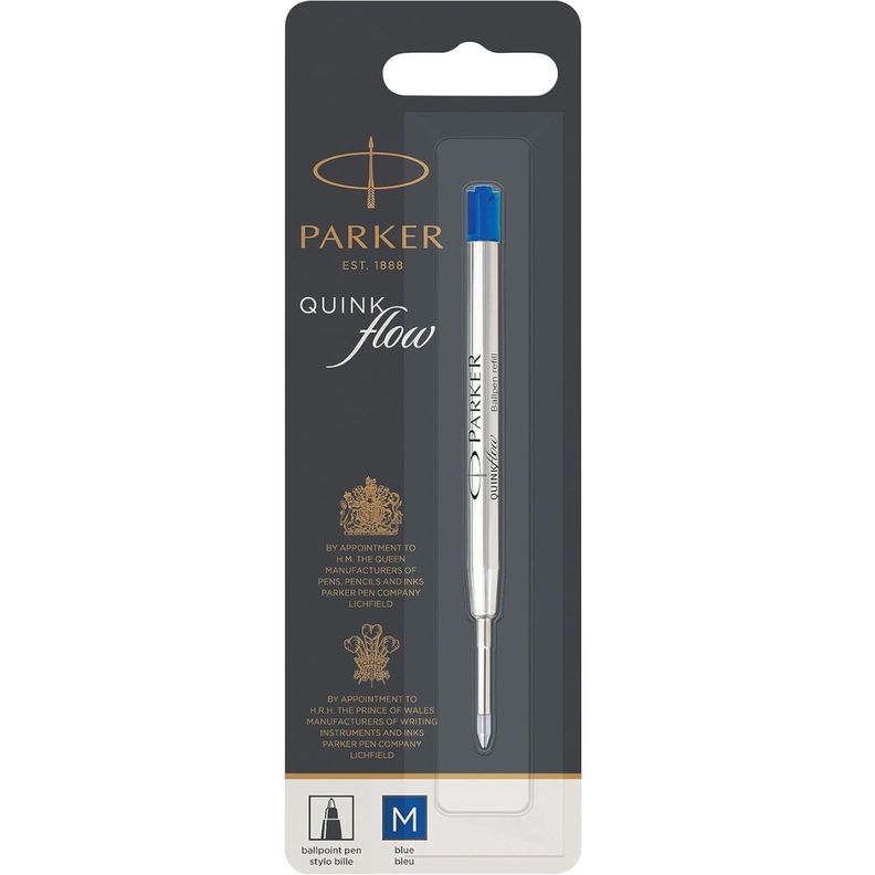 Repuesto De Bolígrafo Quinkflow Azul 1.0 Parker-1