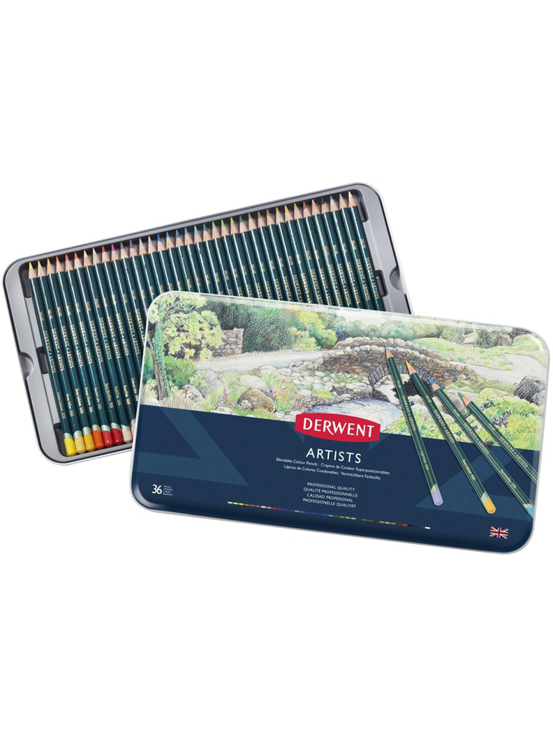 Lápices De Colores Artists Derwent Set 36-0