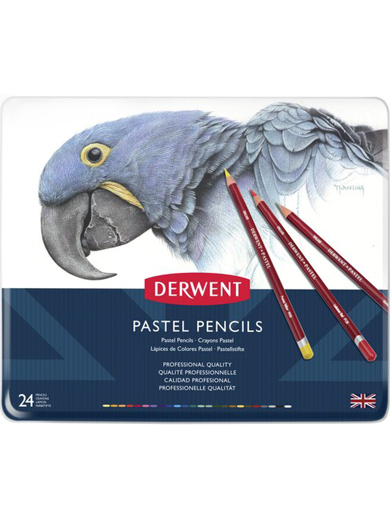 Lápices Pastel Derwent Set 24 Colores-1