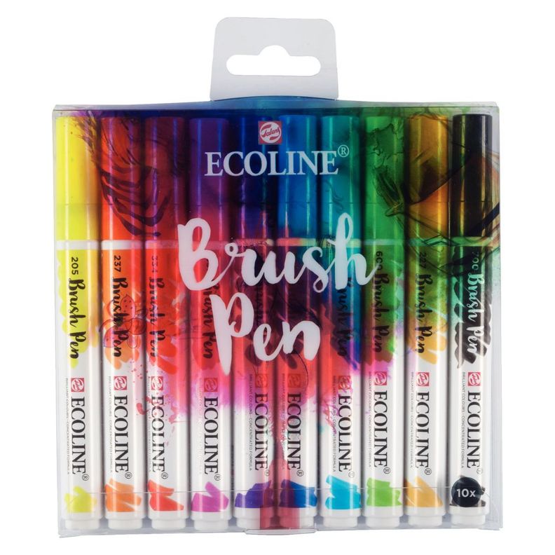 Marcadores Acuarela Ecoline Set 10 Colores-2
