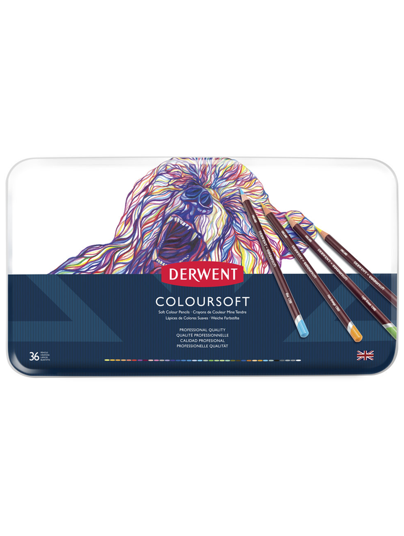 Lápices De Colores Coloursoft Derwent Set 36-1
