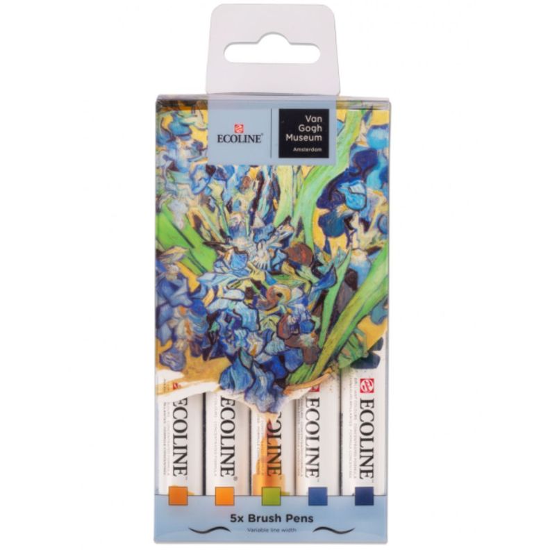 Set 5 Marcadores Acuarela Ecoline Van Gogh Museum-0