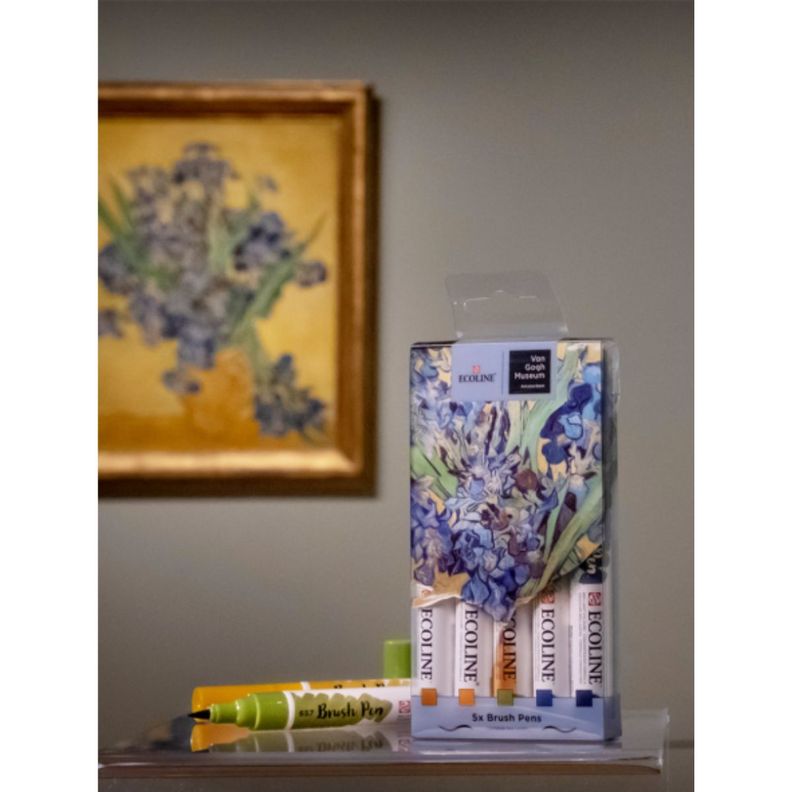 Set 5 Marcadores Acuarela Ecoline Van Gogh Museum-3