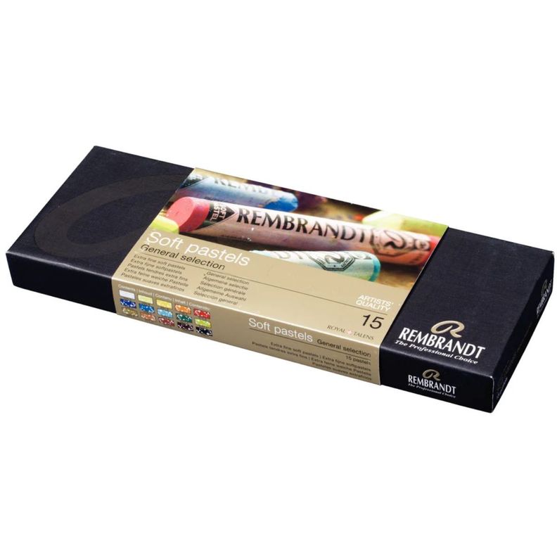 Pastel Seco Rembrandt Set 15 Colores Básicos-1