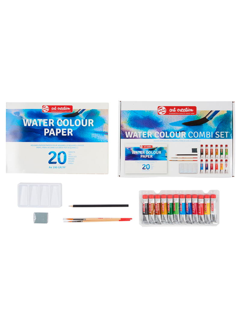 Set De Acuarelas En Tubo Art Creation de 12 ml + 2 Pinceles-0