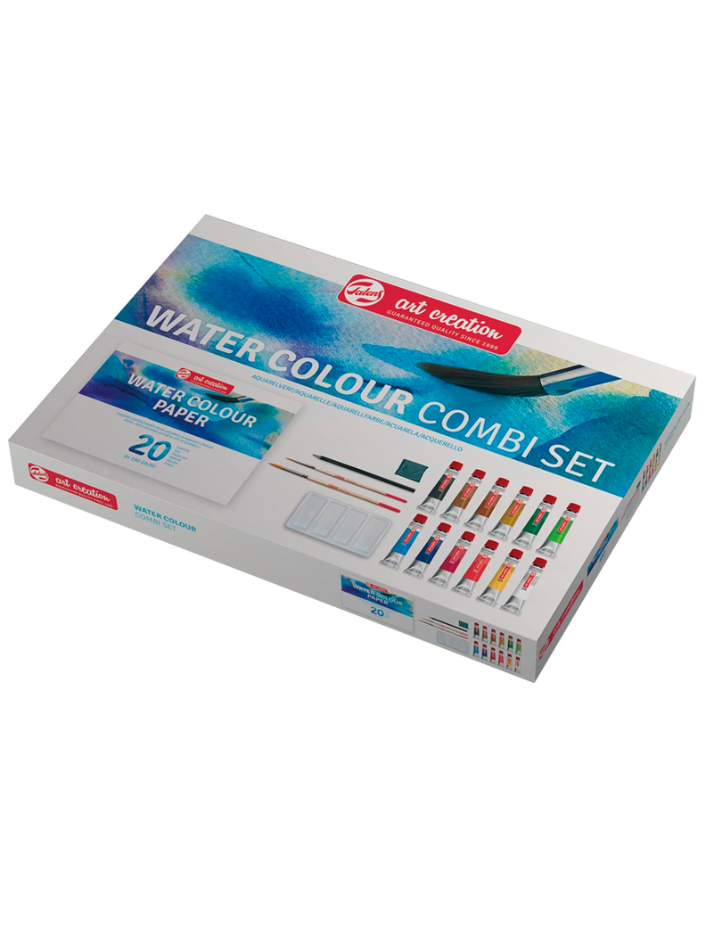 Set De Acuarelas En Tubo Art Creation de 12 ml + 2 Pinceles-1