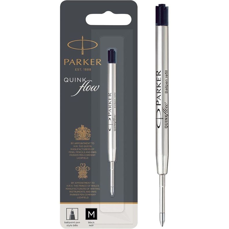Repuesto De Bolígrafo Quinkflow Negro 1.0 Parker-0