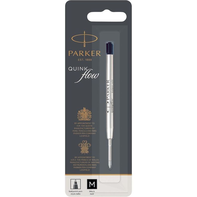 Repuesto De Bolígrafo Quinkflow Negro 1.0 Parker-1
