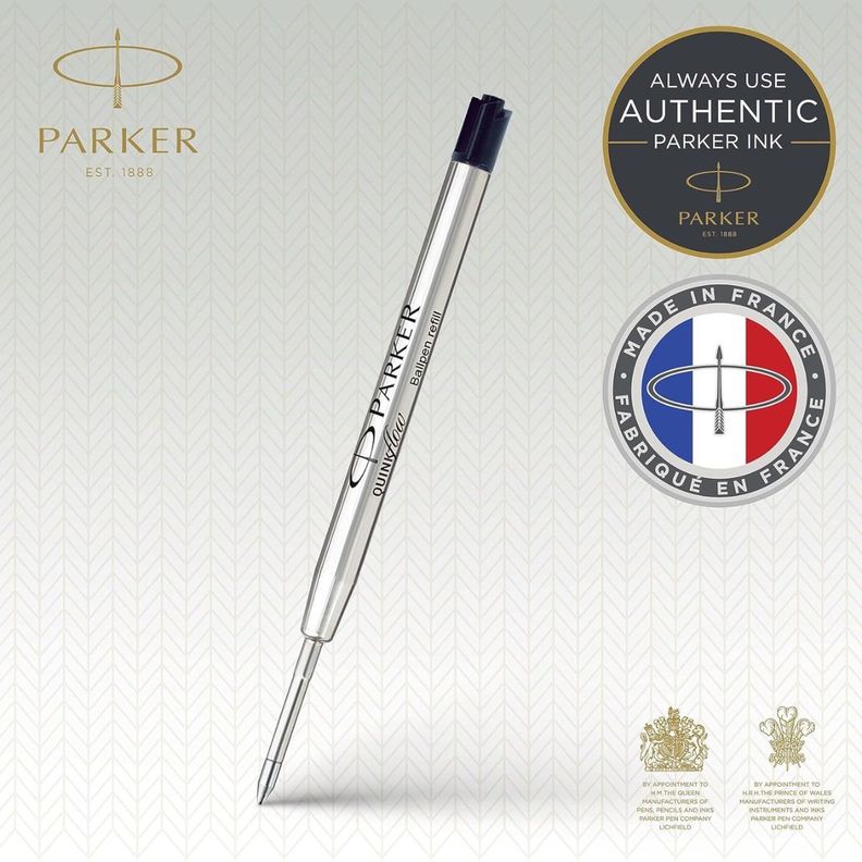 Repuesto De Bolígrafo Quinkflow Negro 1.0 Parker-2