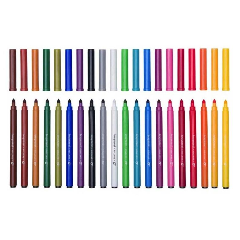Marcadores Para Niños Bruynzeel Superpoint 20 Colores-1