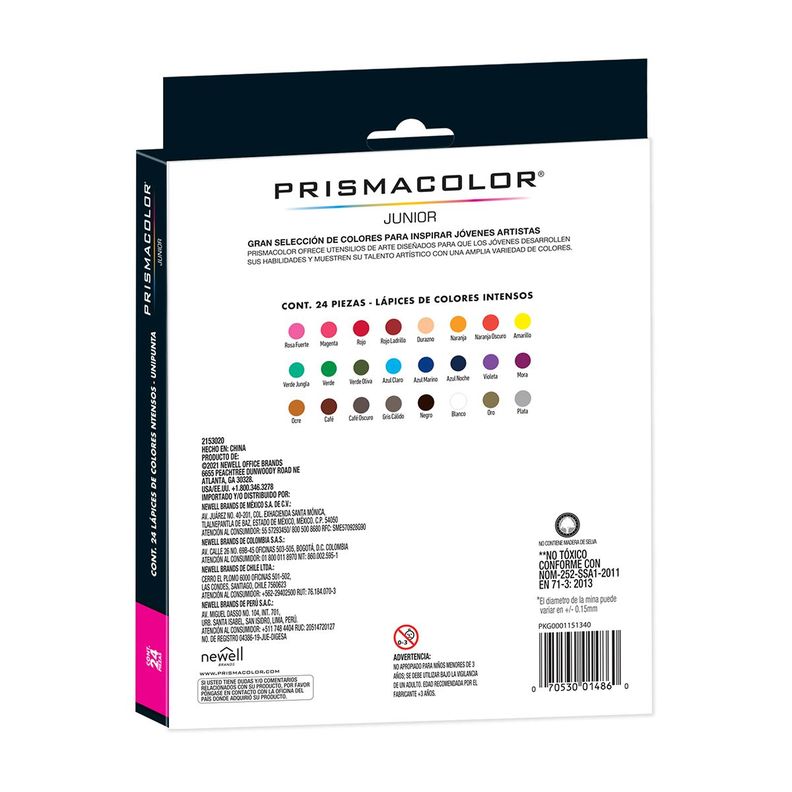 Lápices de Colores Prismacolor Junior Set 24-1