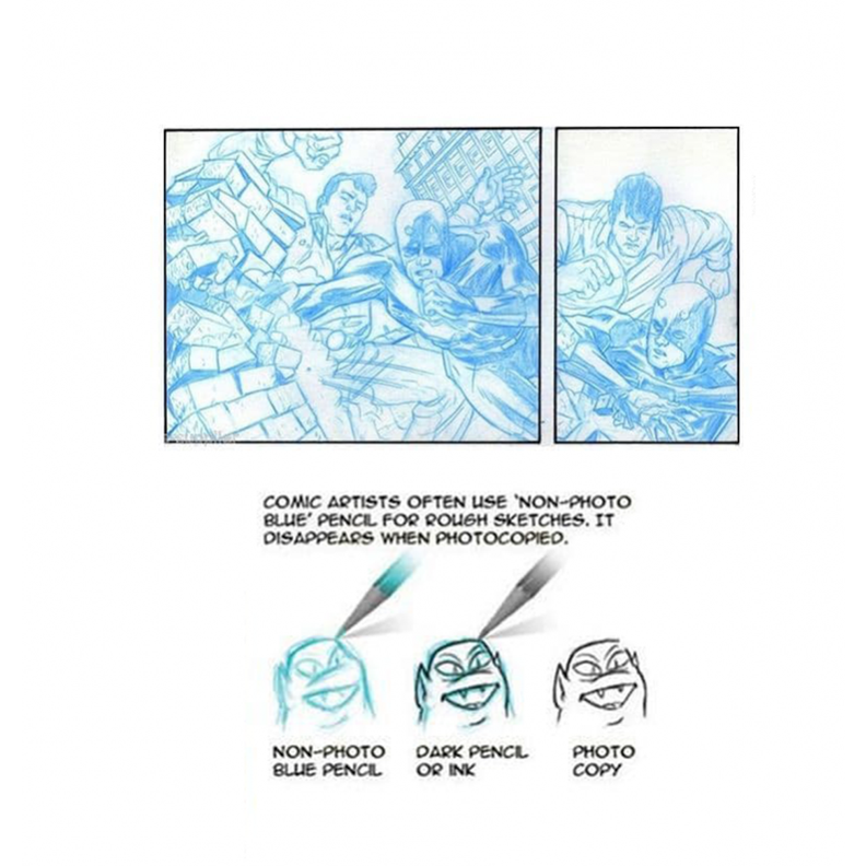 Lápices Non-Photo Sketcher Caran D Ache Set 2-1