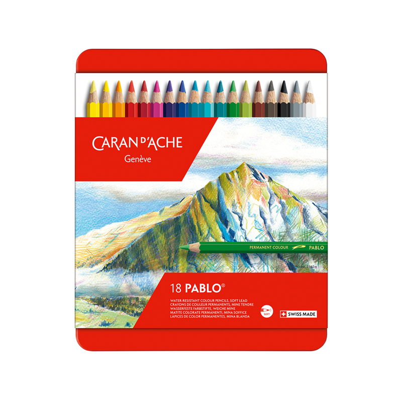 Lápices de Colores Pablo Caran D Ache Set 18-0