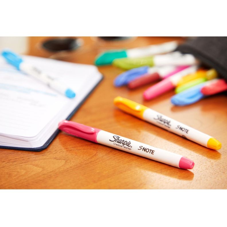 Destacadores Sharpie Note Set 12 Tonos Pasteles-3